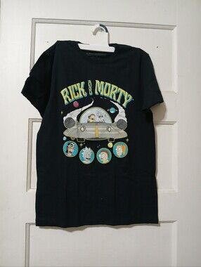 Rick and Morty Kids Black Graphic Tee